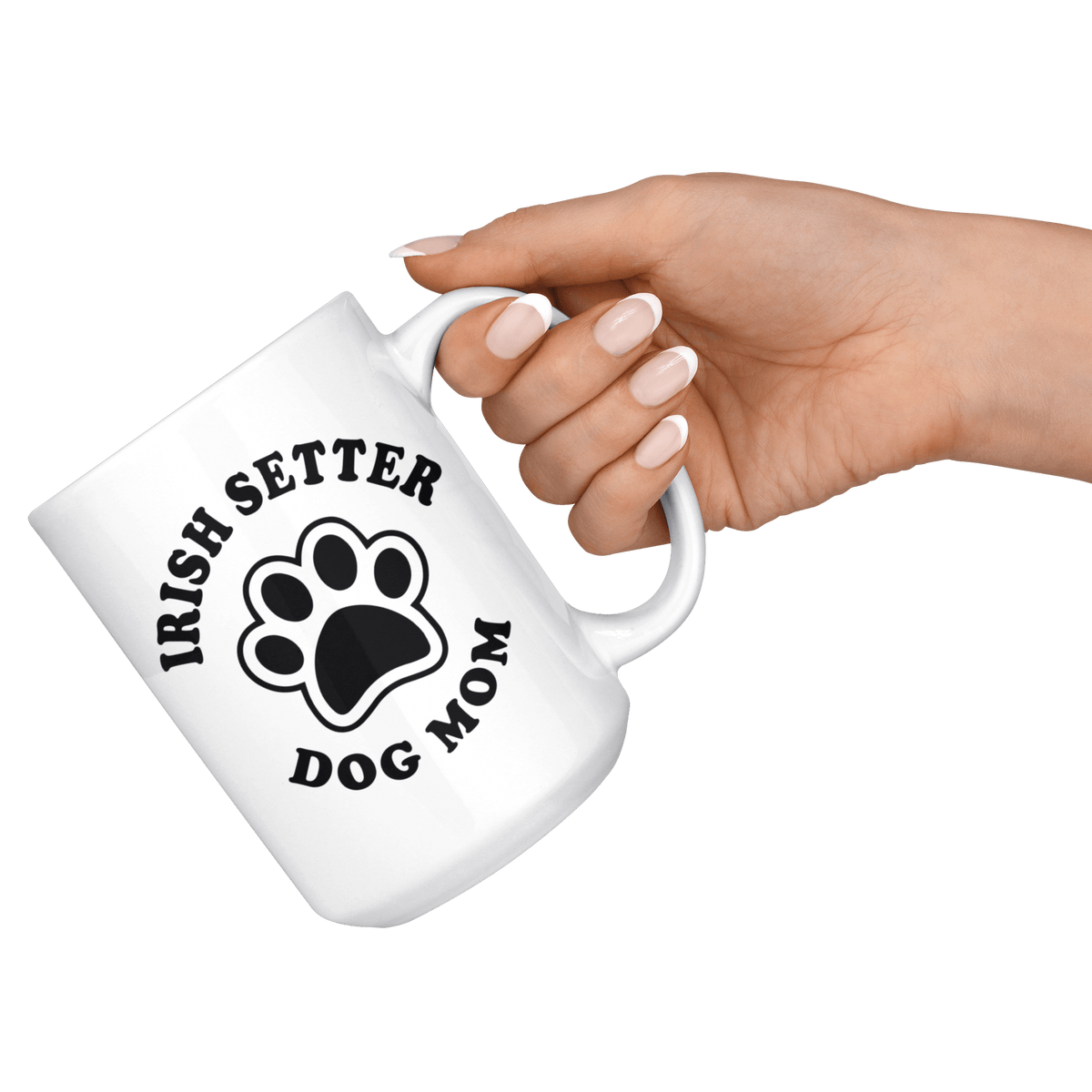 Irish Setter Dog Mom Coffee / Tea Ceramic Mug - 11oz / 15oz Drinkware
