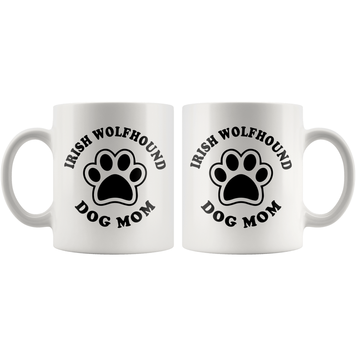 Irish Wolfhound Dog Mom Coffee / Tea Ceramic Mug - 11oz / 15oz Drinkware