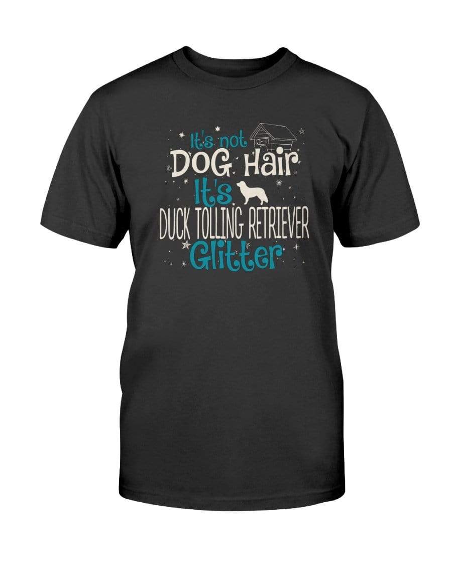 It&#39;s Not Dog Hair It&#39;s Duck Tolling Retriever Glitter Unisex T-Shirt Shirts Black / S