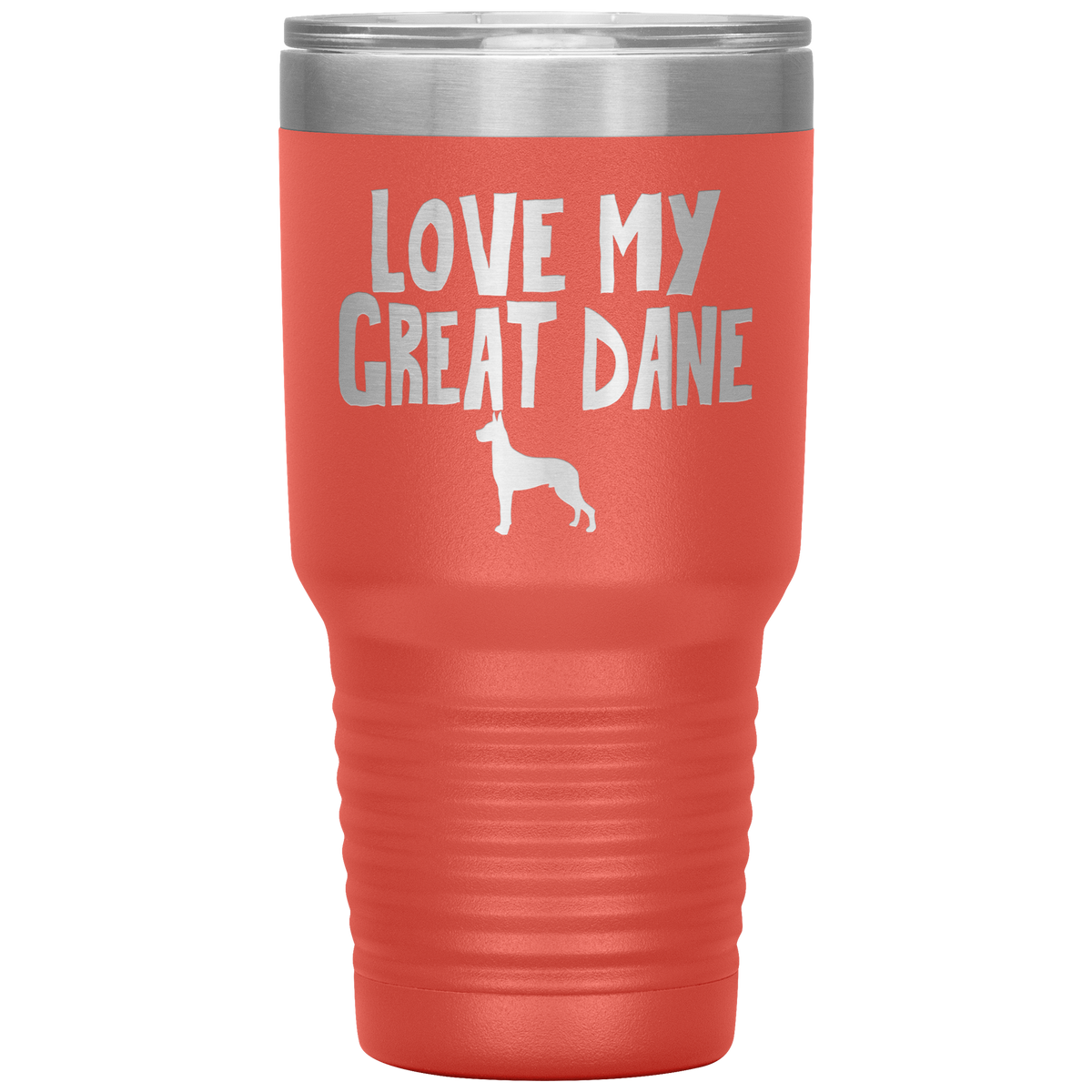 Love My Great Dane 30 Oz Vacuum Tumbler