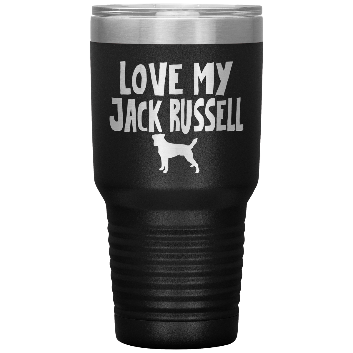 Love My Jack Russell 30 Oz Vacuum Tumbler