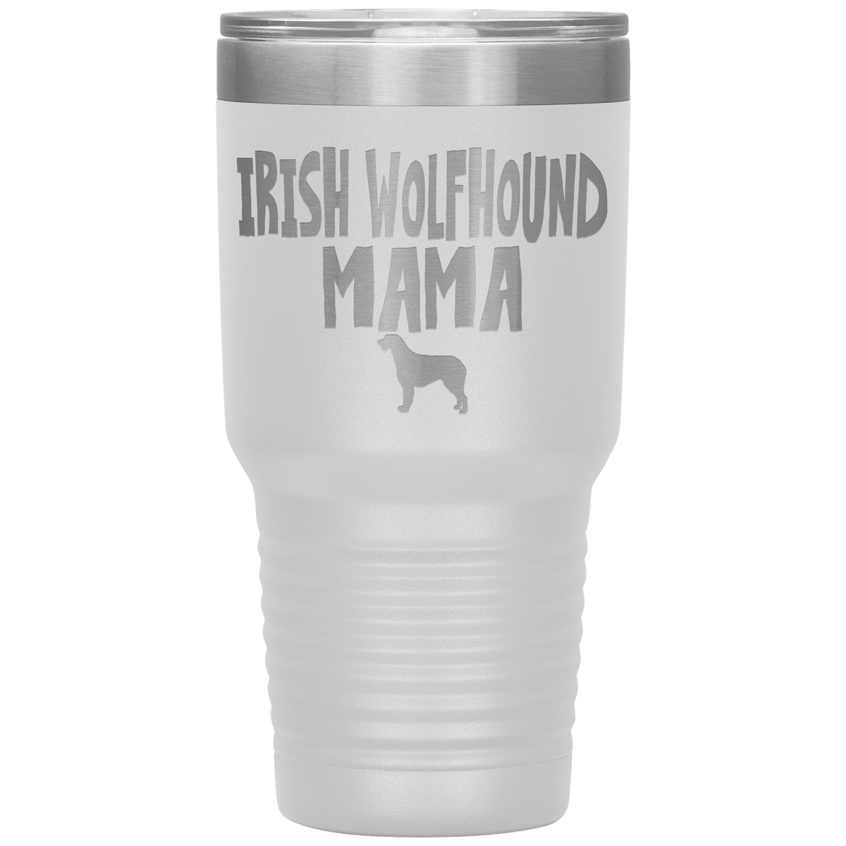Irish Wolfhound Mama 30 Oz Vacuum Tumbler