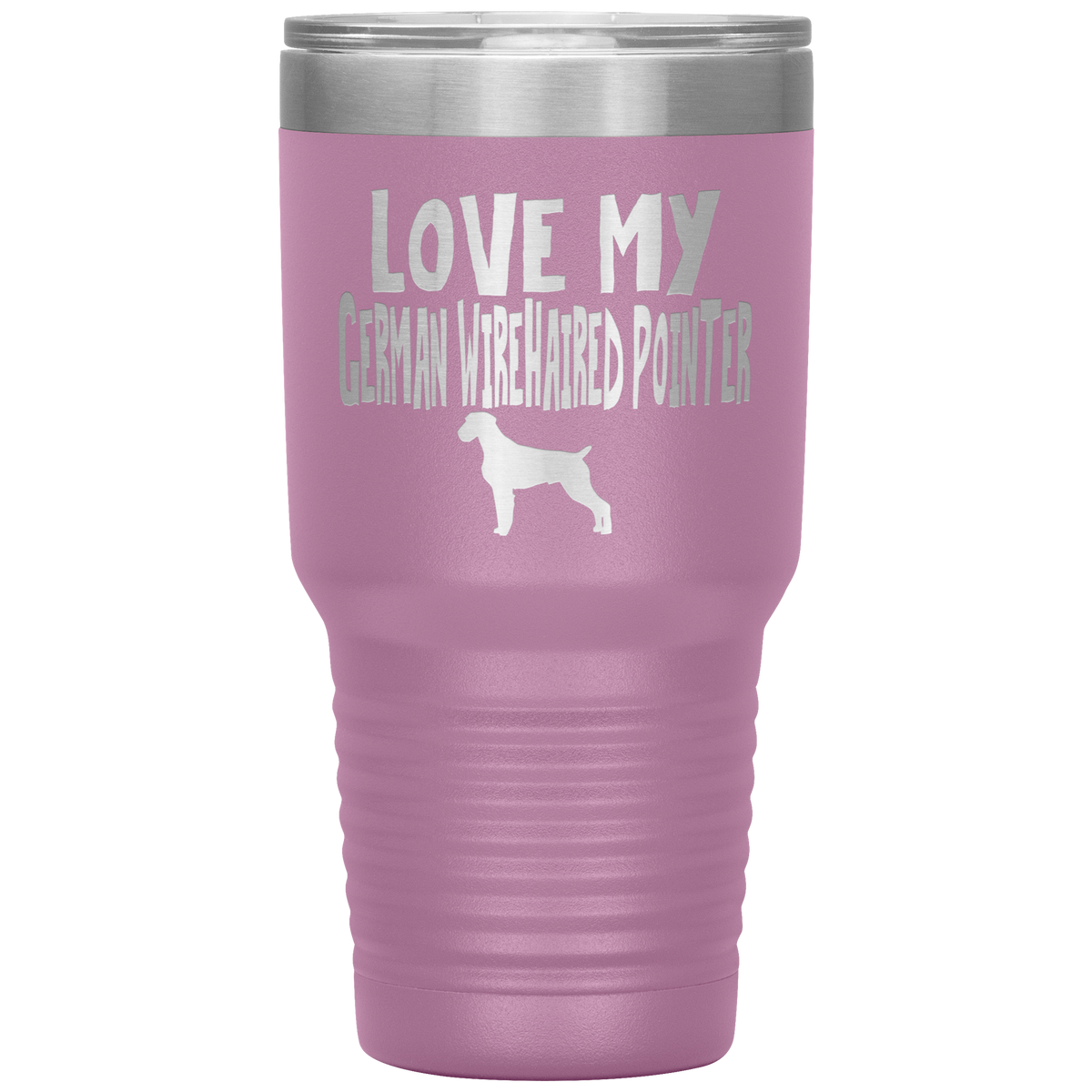Love My German Wirehaired Pointer 30 Oz Vacuum Tumbler