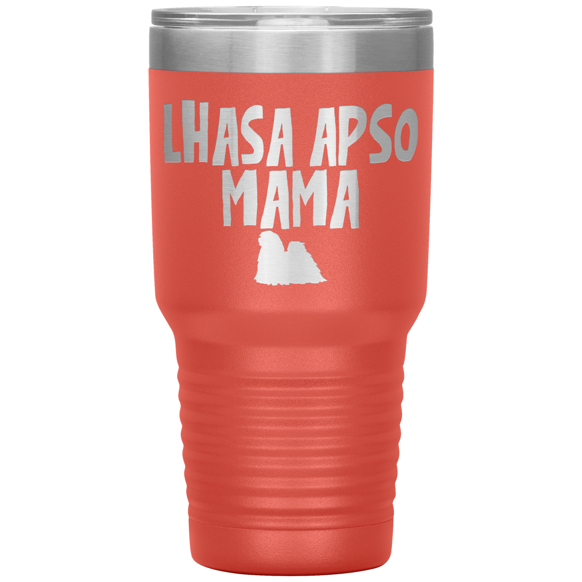 Lhasa Apso Mama 30 Oz Vacuum Tumbler