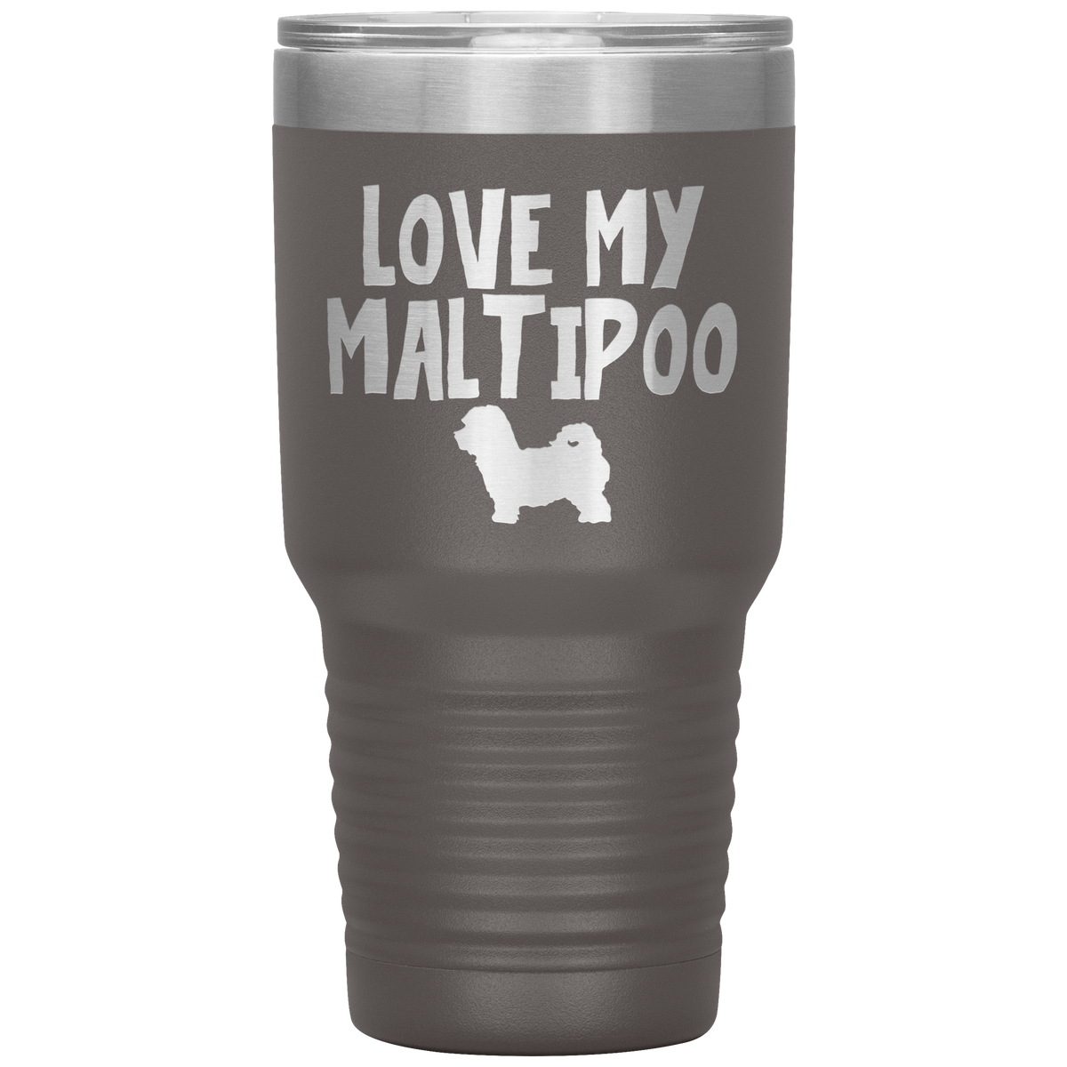 Love My Maltipoo 30 Oz Vacuum Tumbler
