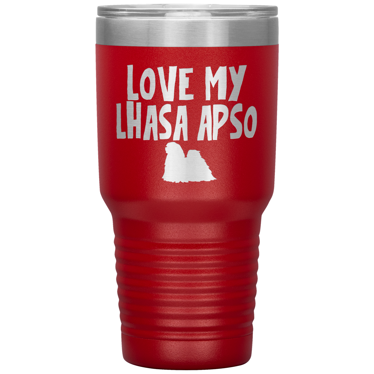 Love My Lhasa Apso 30 Oz Vacuum Tumbler