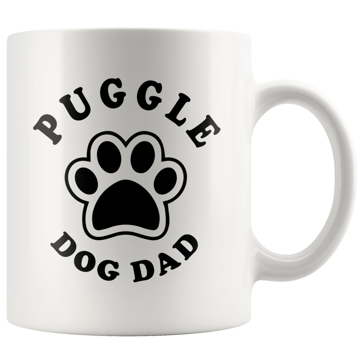 Puggle Dog Dad Coffee / Tea Ceramic Mug - 11oz / 15oz