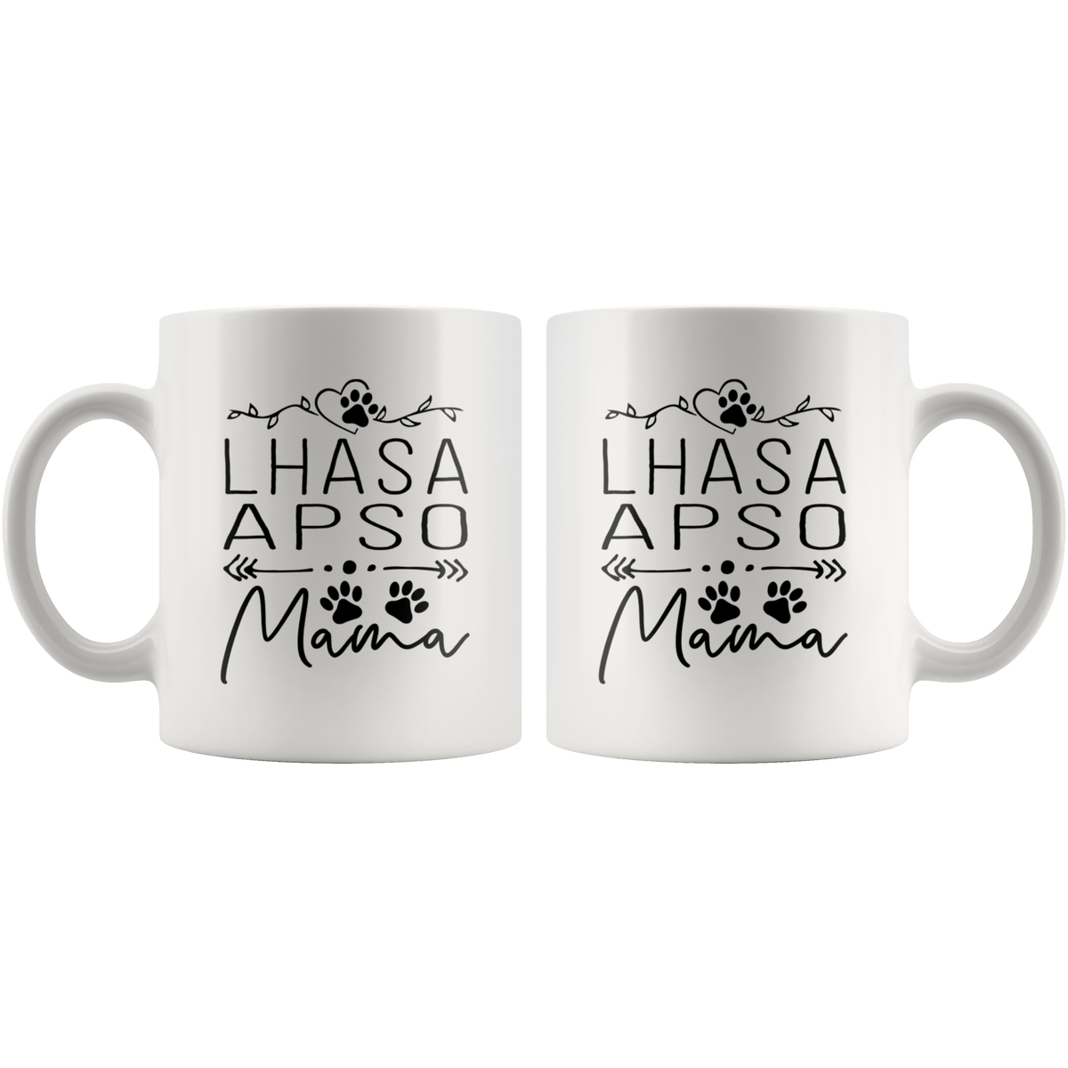 Lhasa Apso Dog Mama Coffee / Tea Ceramic Mug - 11oz / 15oz Drinkware