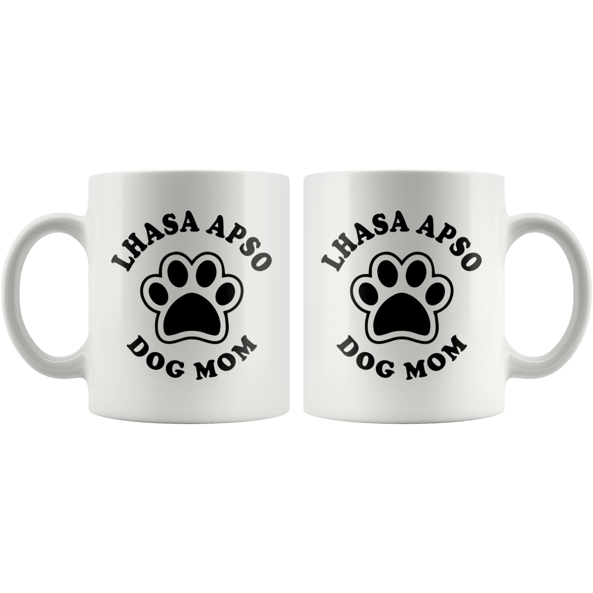 Lhasa Apso Dog Mom Coffee / Tea Ceramic Mug - 11oz / 15oz Drinkware