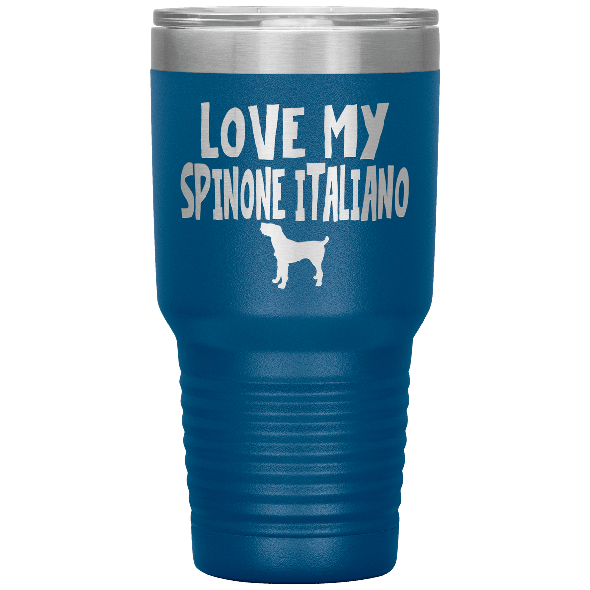 Love My Spinone Italiano 30 Oz Vacuum Tumbler Tumblers Blue