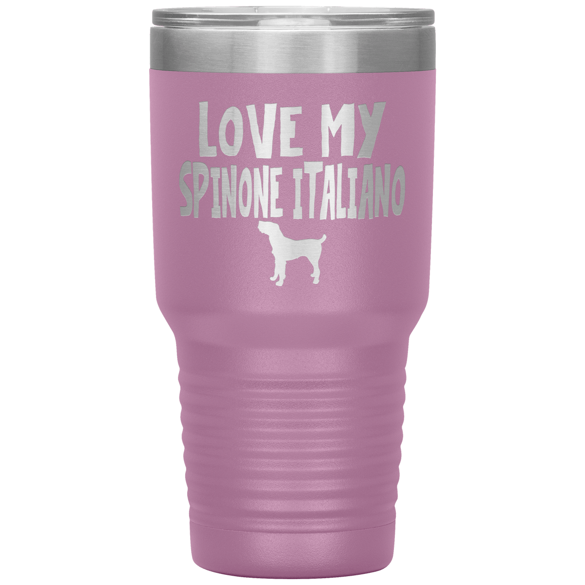 Love My Spinone Italiano 30 Oz Vacuum Tumbler Tumblers Light Purple