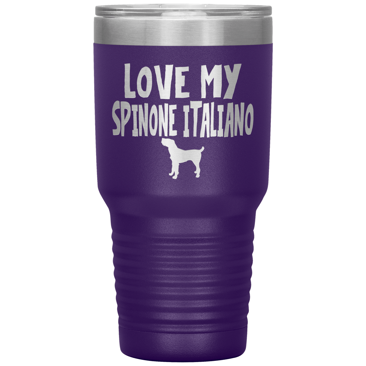 Love My Spinone Italiano 30 Oz Vacuum Tumbler Tumblers Purple