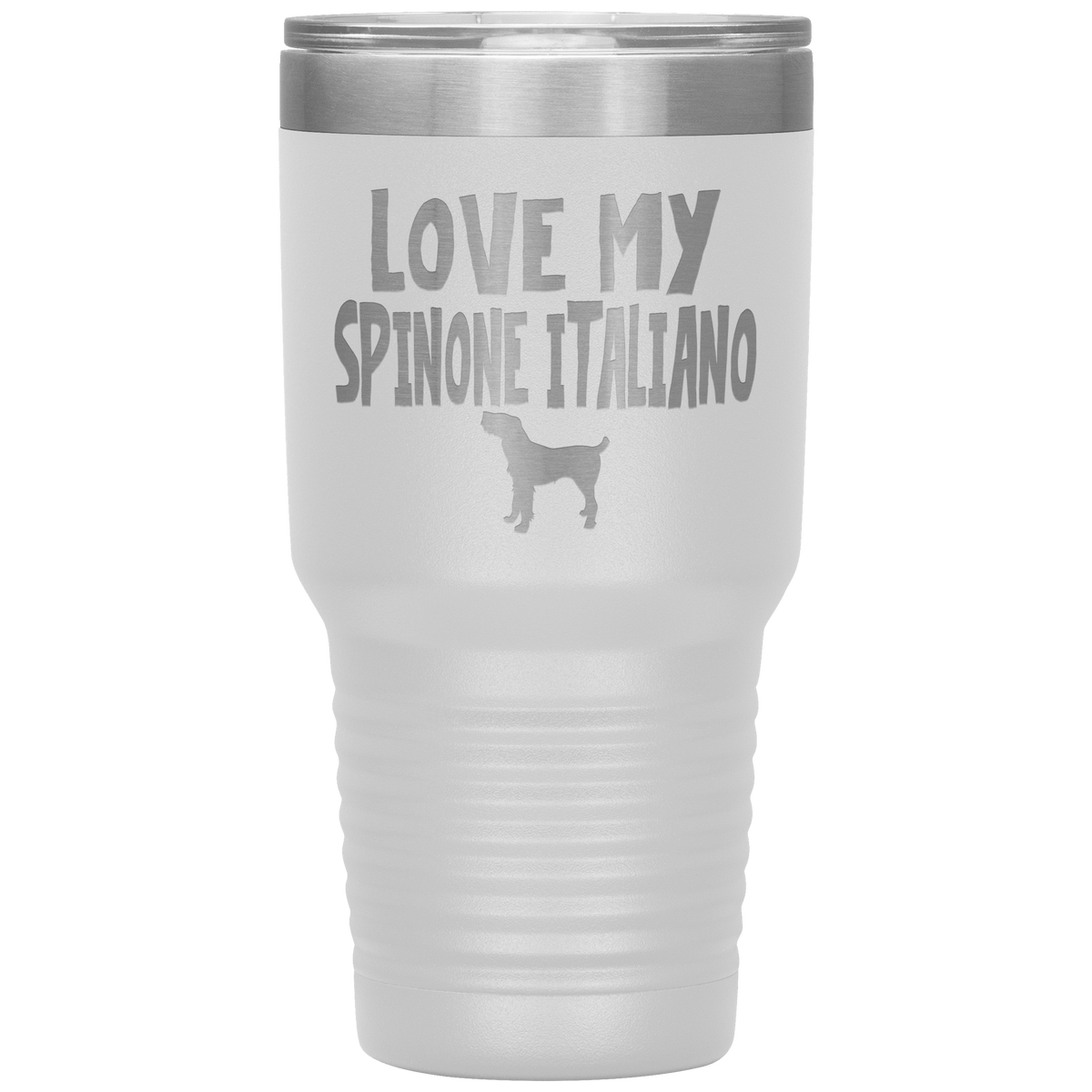 Love My Spinone Italiano 30 Oz Vacuum Tumbler Tumblers White