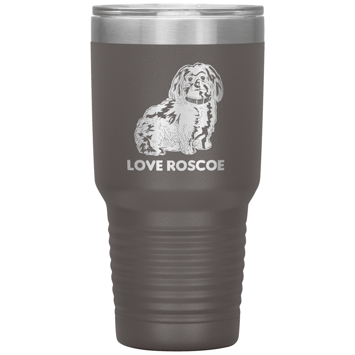 Love Roscoe 30oz Tumbler Tumblers Pewter