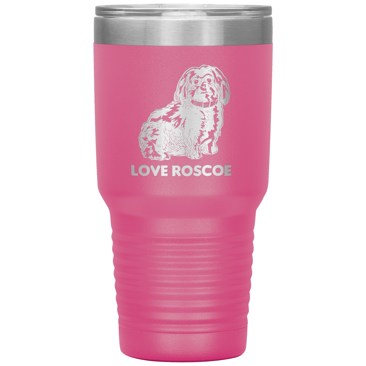 Love Roscoe 30oz Tumbler Tumblers Pink