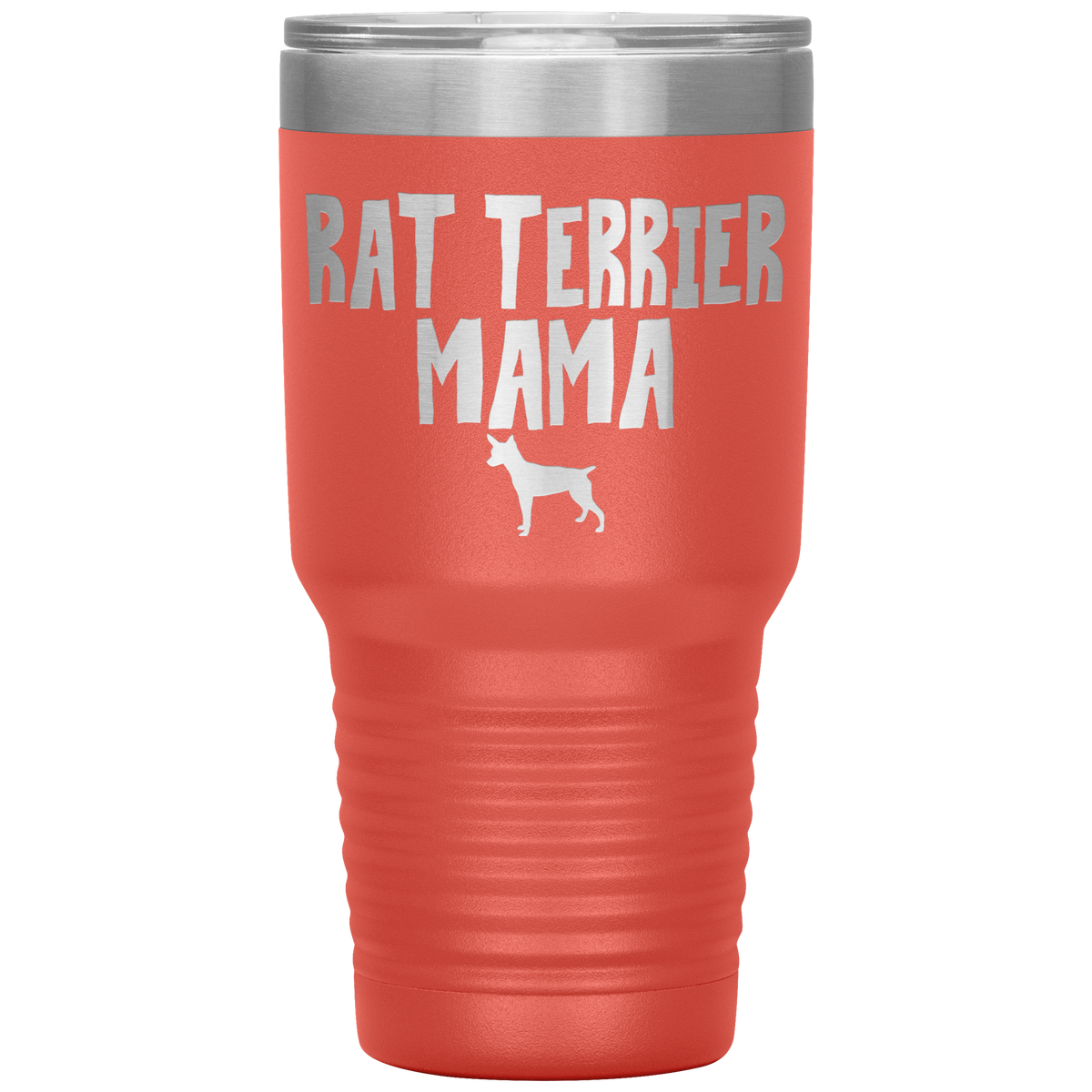 Rat Terrier Mama 30 Oz Vacuum Tumbler
