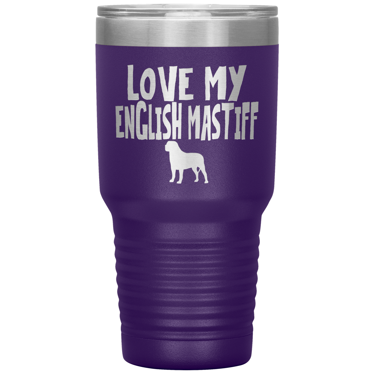 Love My English Mastiff 30 Oz Vacuum Tumbler