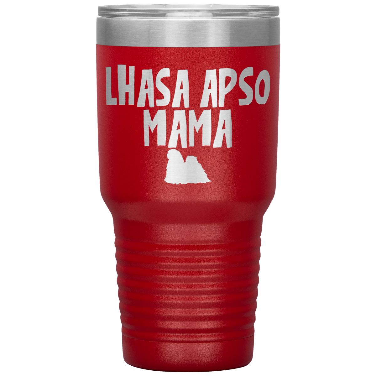 Lhasa Apso Mama 30 Oz Vacuum Tumbler