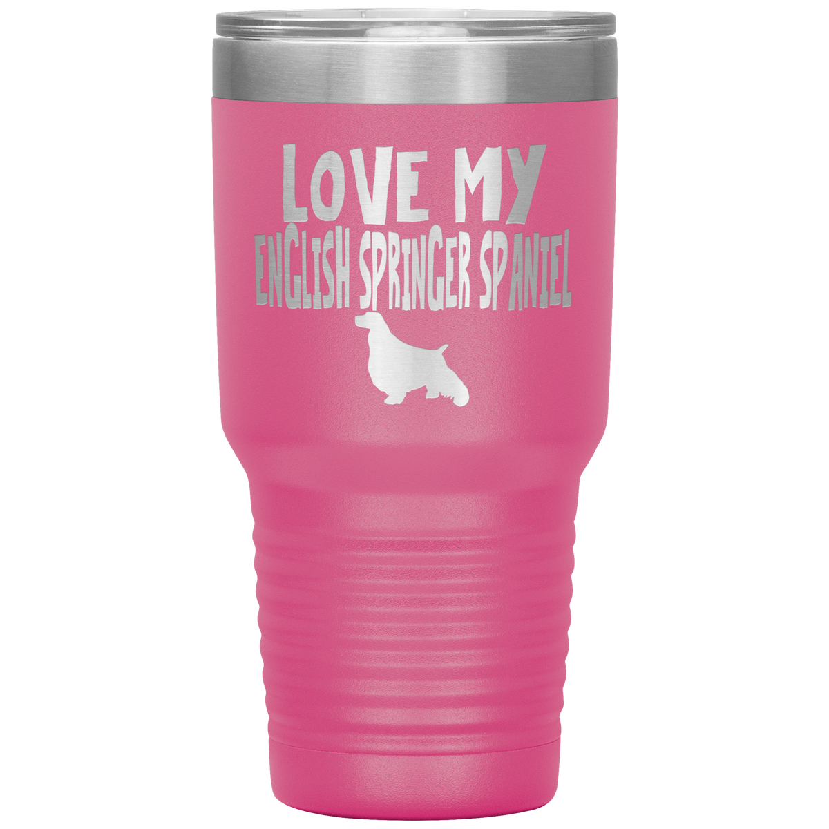 Love My English Springer Spaniel 30 Oz Vacuum Tumbler