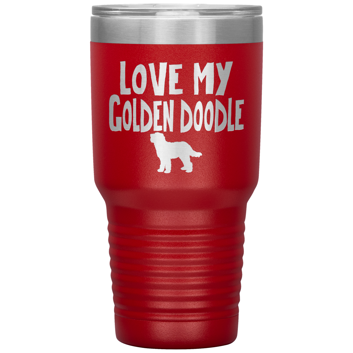 Love My Golden Doodle 30 Oz Vacuum Tumbler