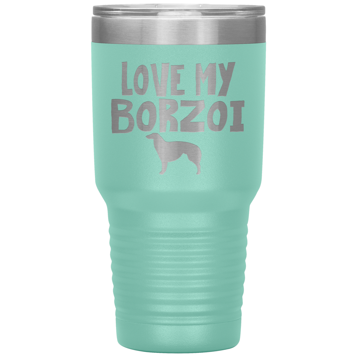 Love My Borzoi 30 Oz Vacuum Tumbler