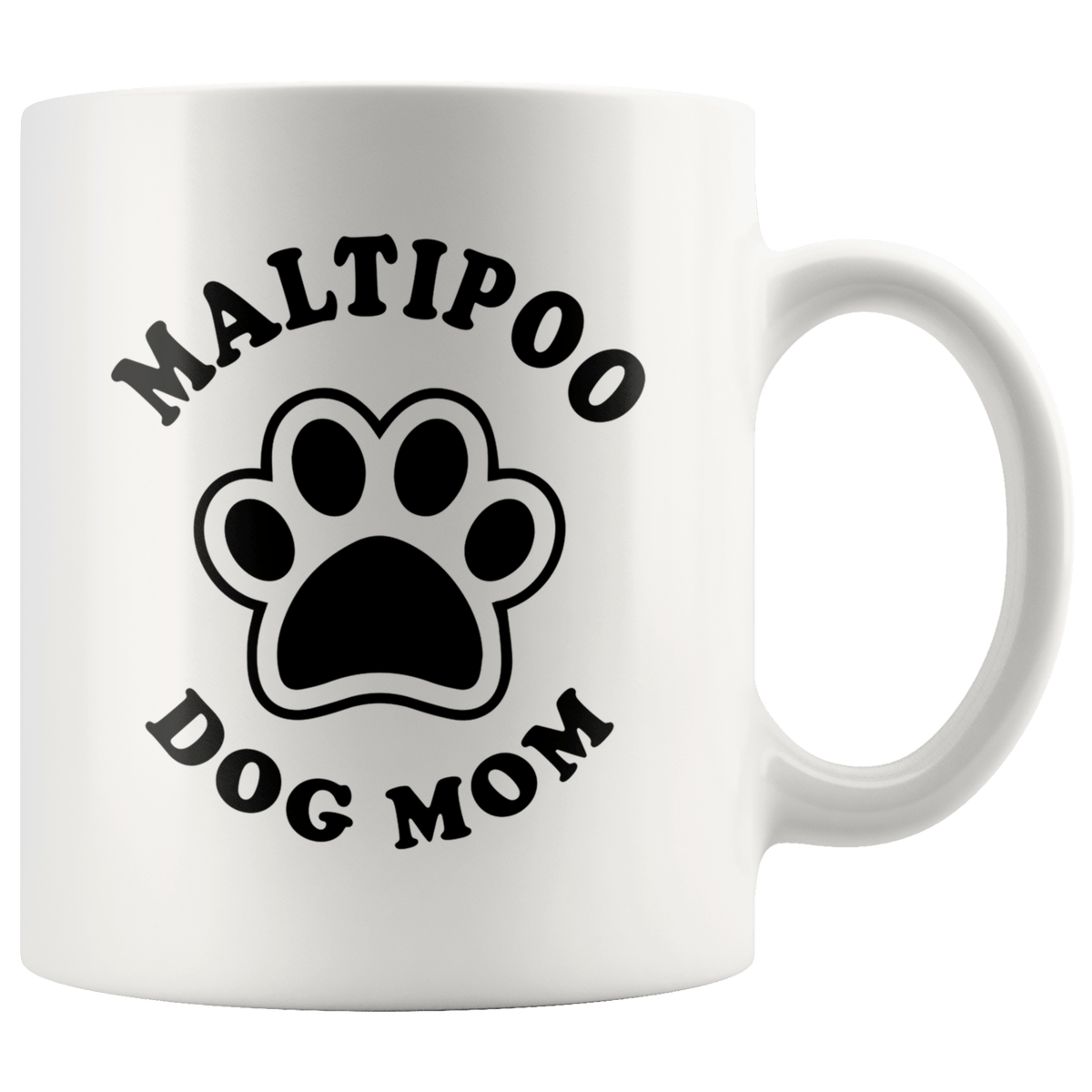 Maltipoo Dog Mom Coffee / Tea Ceramic Mug - 11oz / 15oz Drinkware 11oz Mug