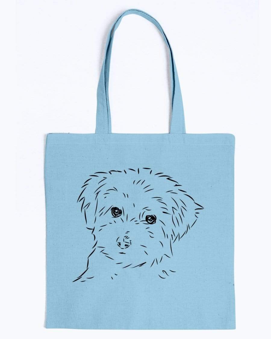 Maltipoo Doodle Dogs Canvas Tote Bag LoveROSCOE