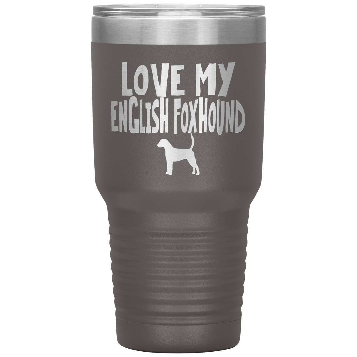 Love My English Foxhound 30 Oz Vacuum Tumbler
