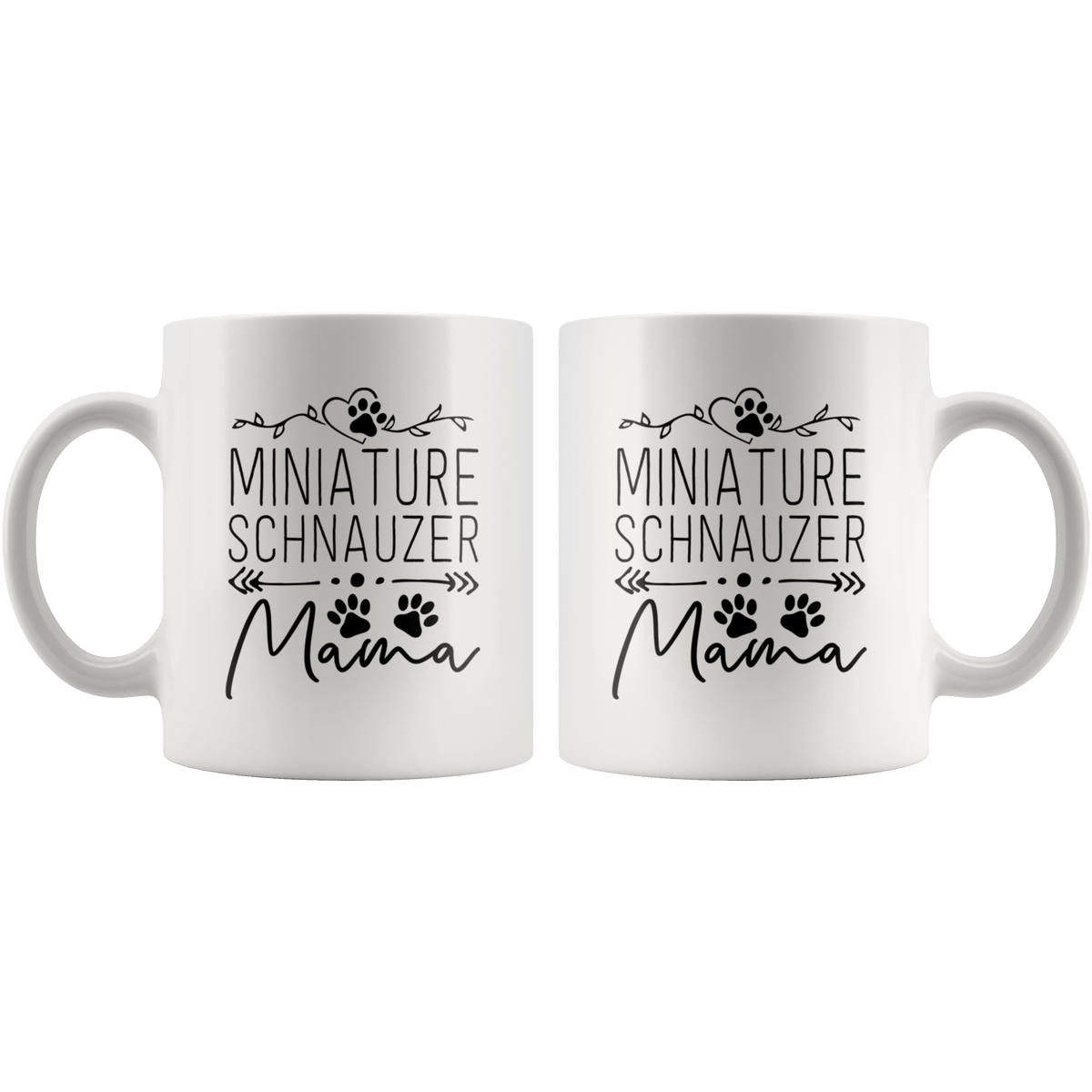 Miniature Schnauzer Dog Mama Coffee / Tea Ceramic Mug - 11oz / 15oz Drinkware