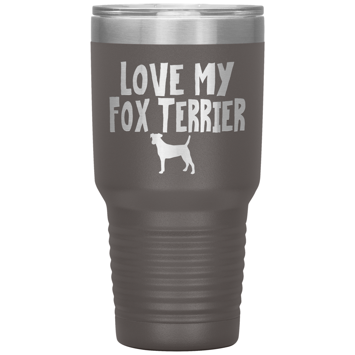 Love My Fox Terrier 30 Oz Vacuum Tumbler