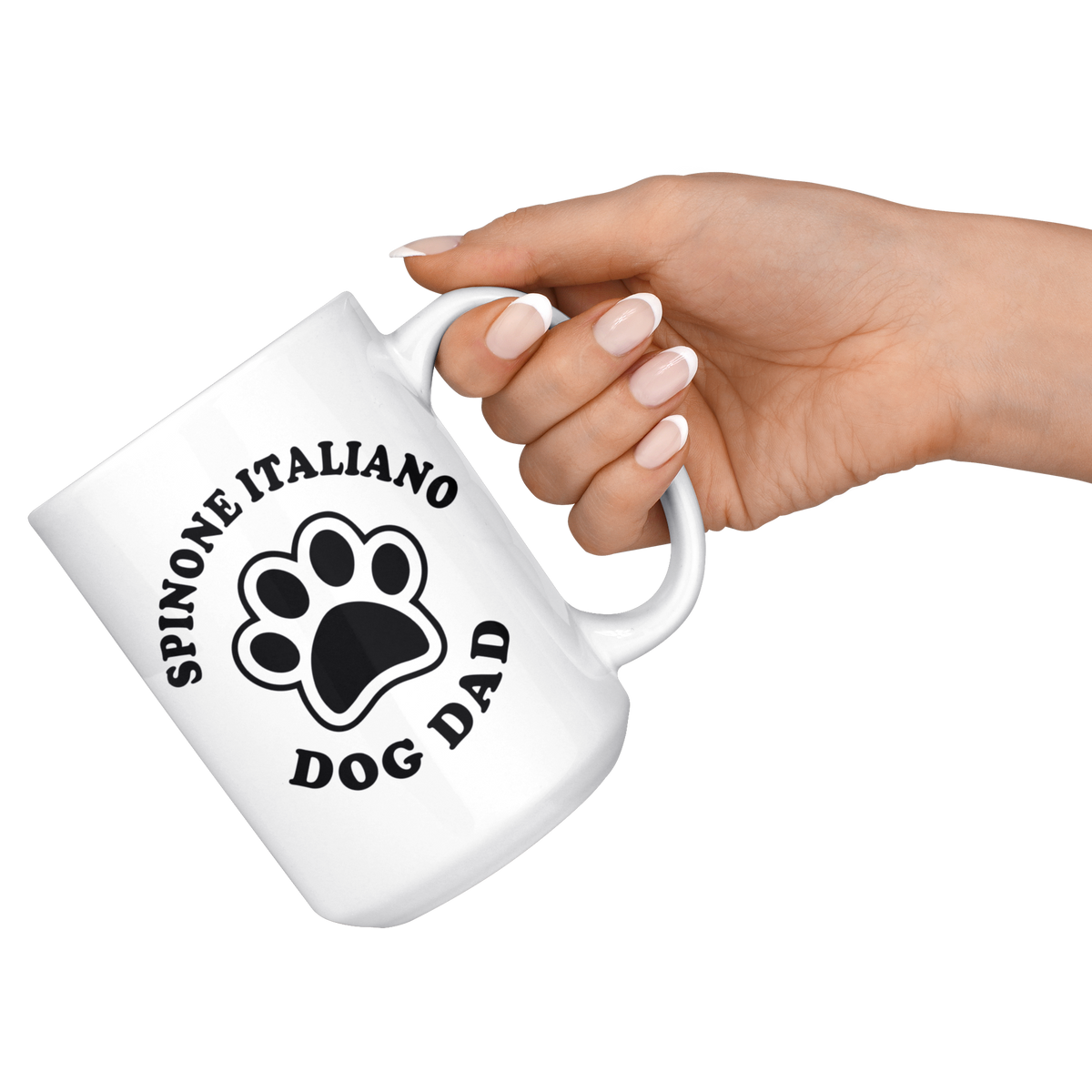 Spinone Italiano Dog Dad Coffee / Tea Ceramic Mug - 11oz / 15oz