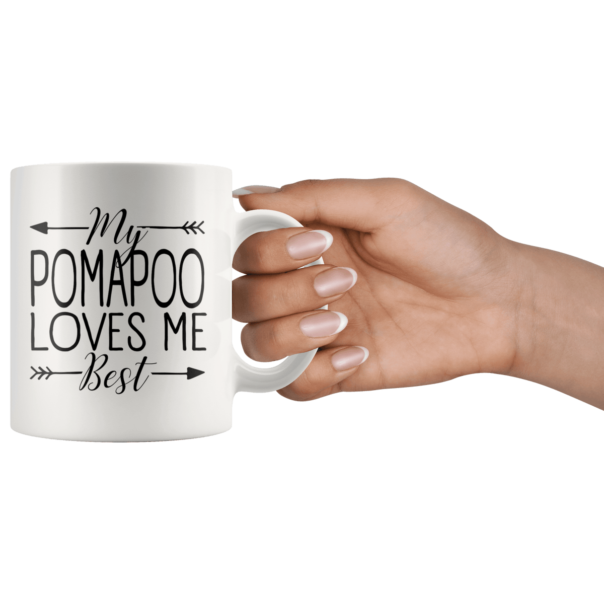 My Pomapoo Loves Me Best Coffee / Tea Ceramic Mug - 11oz / 15oz Drinkware
