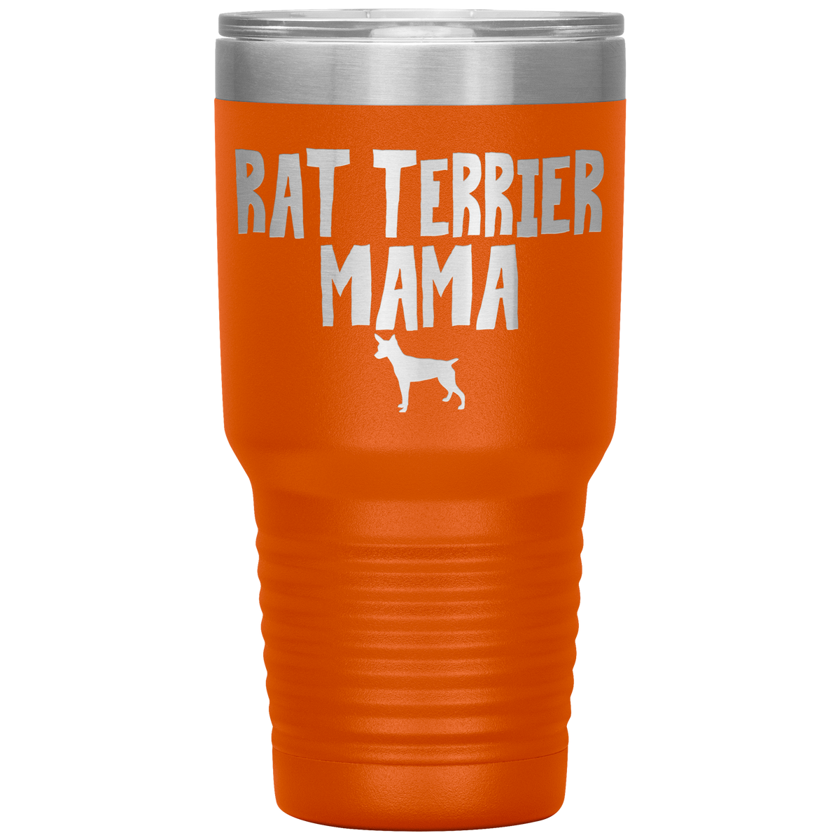 Rat Terrier Mama 30 Oz Vacuum Tumbler