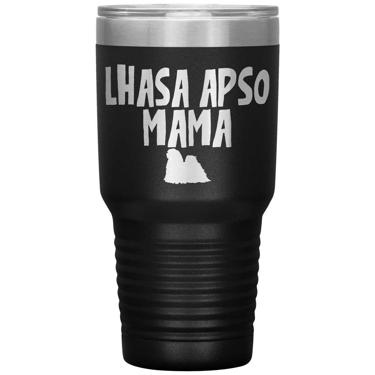 Lhasa Apso Mama 30 Oz Vacuum Tumbler