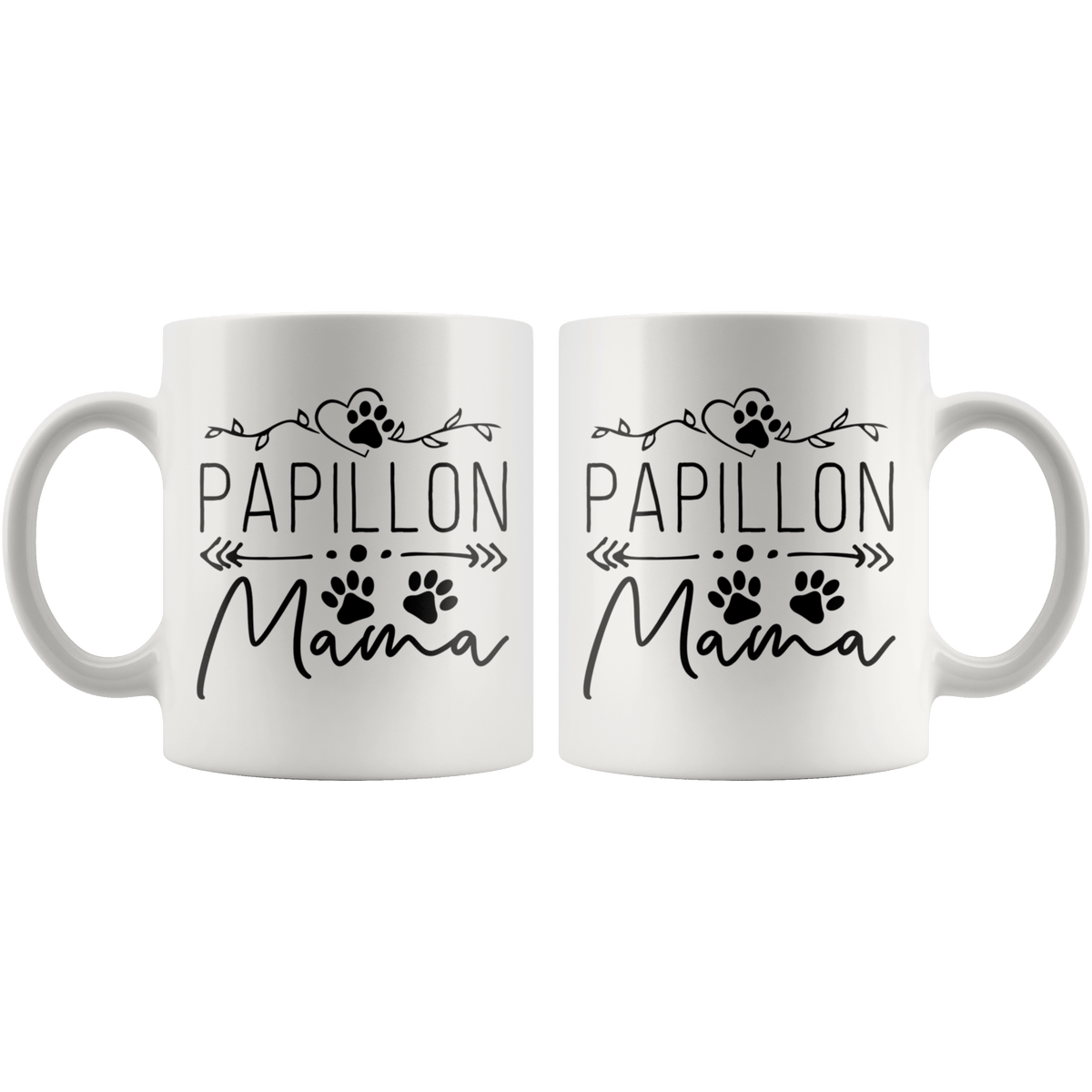 Papillon Dog Mama Coffee / Tea Ceramic Mug - 11oz / 15oz Drinkware