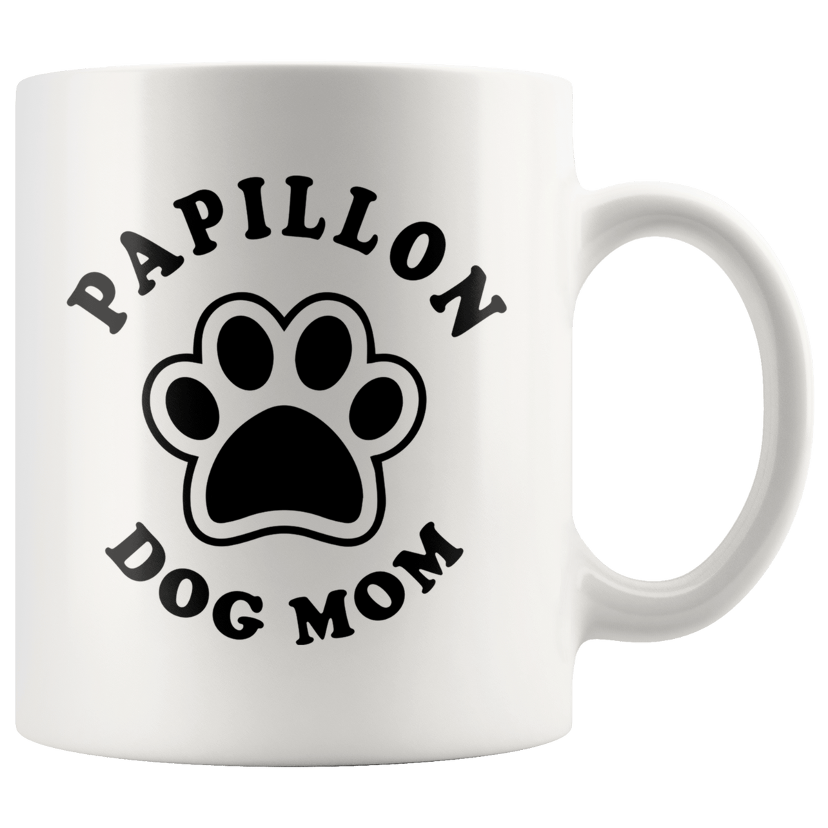 Papillon Dog Mom Coffee / Tea Ceramic Mug - 11oz / 15oz Drinkware 11oz Mug