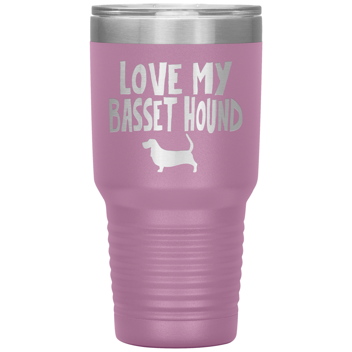 Love My Basset Hound 30 Oz Vacuum Tumbler