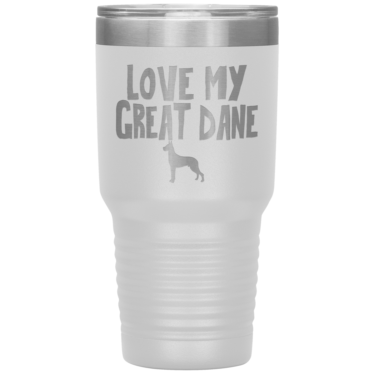 Love My Great Dane 30 Oz Vacuum Tumbler