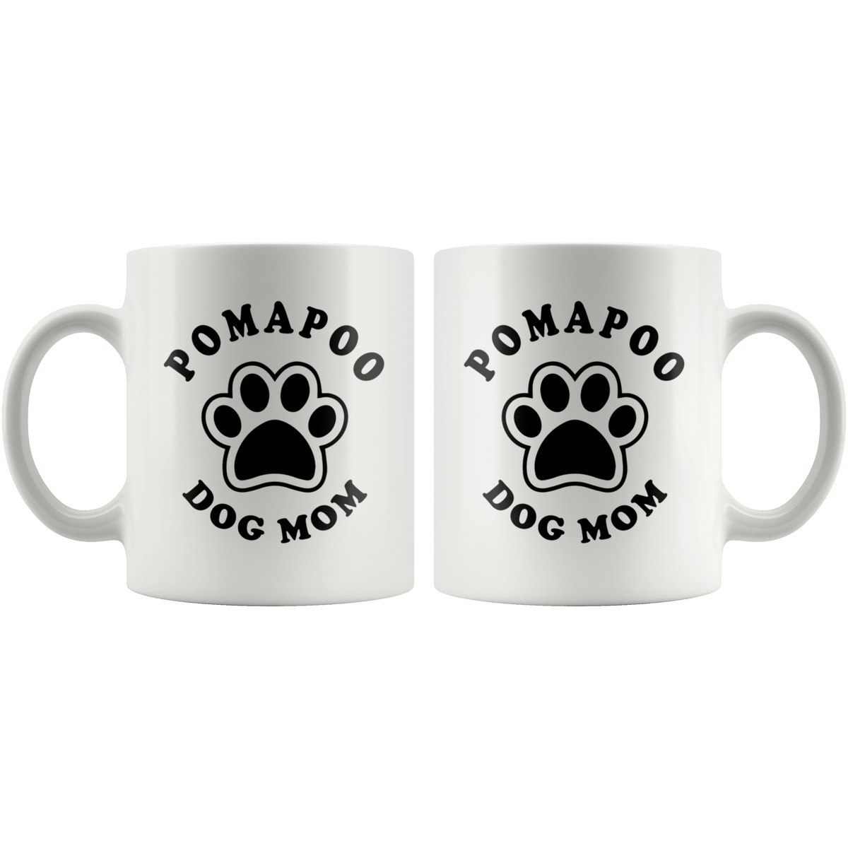 Pomapoo Dog Mom Coffee / Tea Ceramic Mug - 11oz / 15oz Drinkware