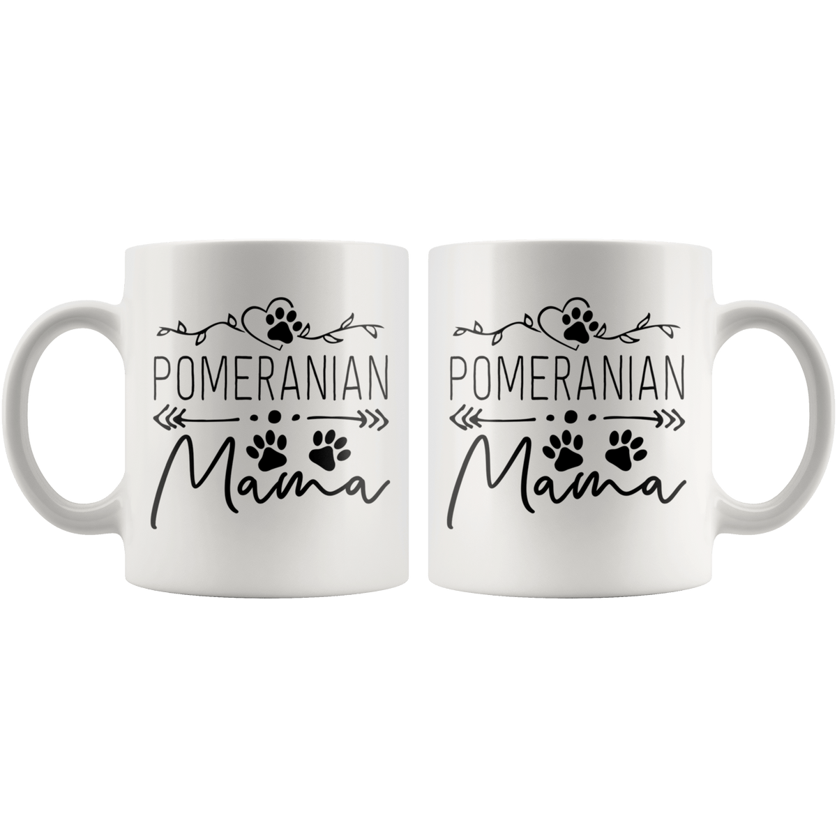 Pomeranian Dog Mama Coffee / Tea Ceramic Mug - 11oz / 15oz Drinkware