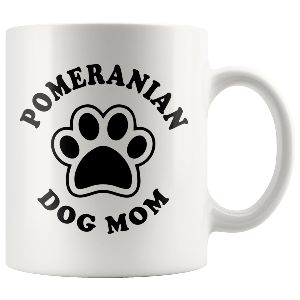 Pomeranian Dog Mom Coffee / Tea Ceramic Mug - 11oz / 15oz Drinkware 11oz Mug