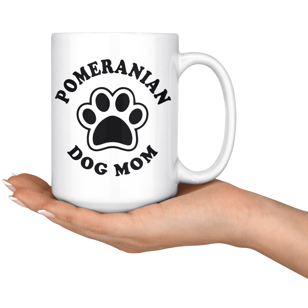 Pomeranian Dog Mom Coffee / Tea Ceramic Mug - 11oz / 15oz Drinkware