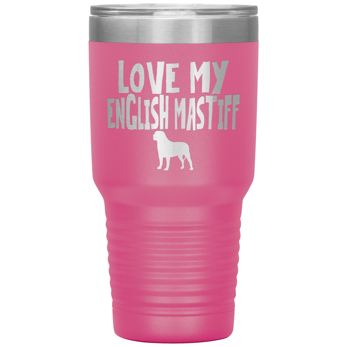 Love My English Mastiff 30 Oz Vacuum Tumbler