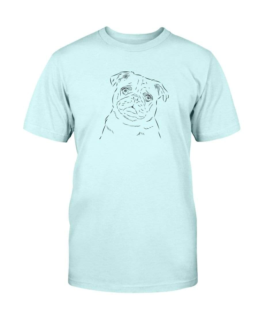 Pug Doodle Doggies Super Soft Unisex T-Shirt Shirts Mint / S