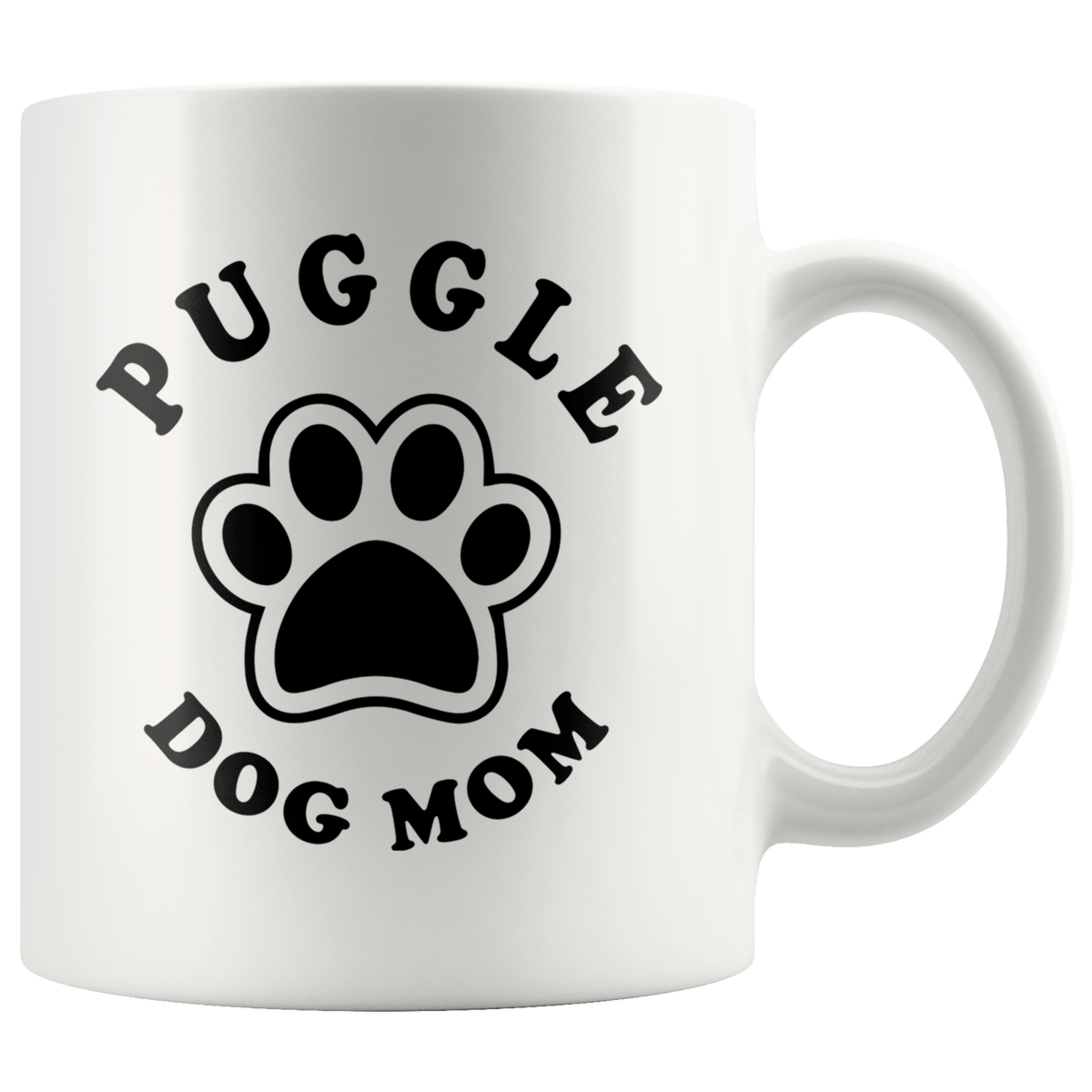 Puggle Dog Mom Coffee / Tea Ceramic Mug - 11oz / 15oz Drinkware 11oz Mug