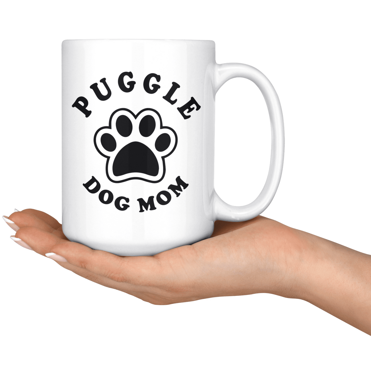 Puggle Dog Mom Coffee / Tea Ceramic Mug - 11oz / 15oz Drinkware