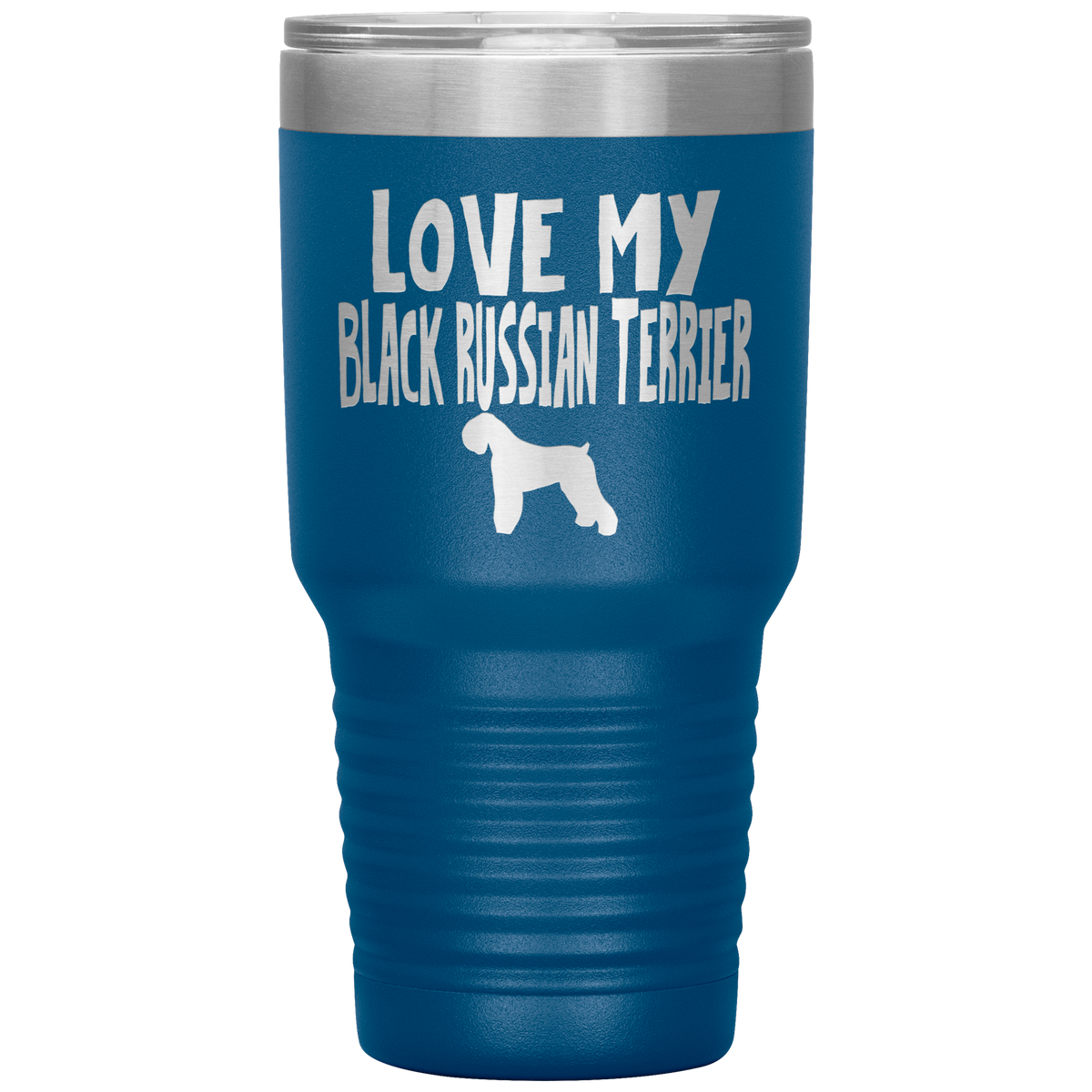Love My Black Russian Terrier 30 Oz Vacuum Tumbler