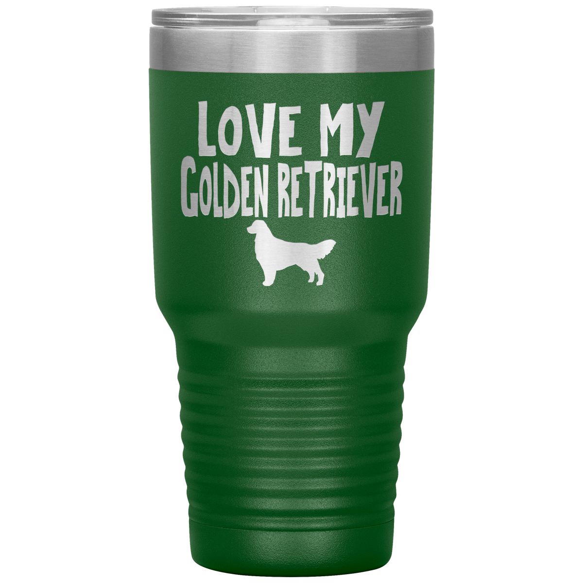 Love My Golden Retriever 30 Oz Vacuum Tumbler