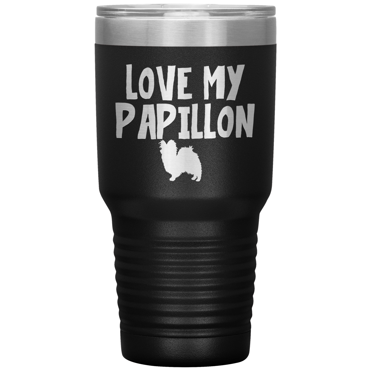 Love My Papillon 30 Oz Vacuum Tumbler