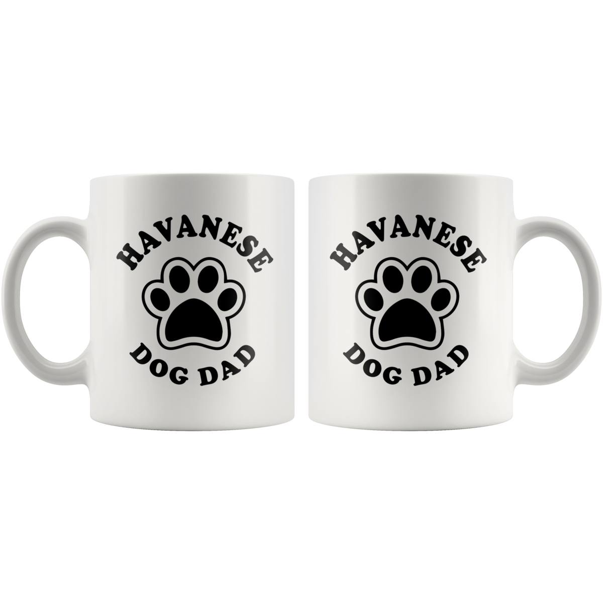 Havanese Dog Dad Coffee / Tea Ceramic Mug - 11oz / 15oz